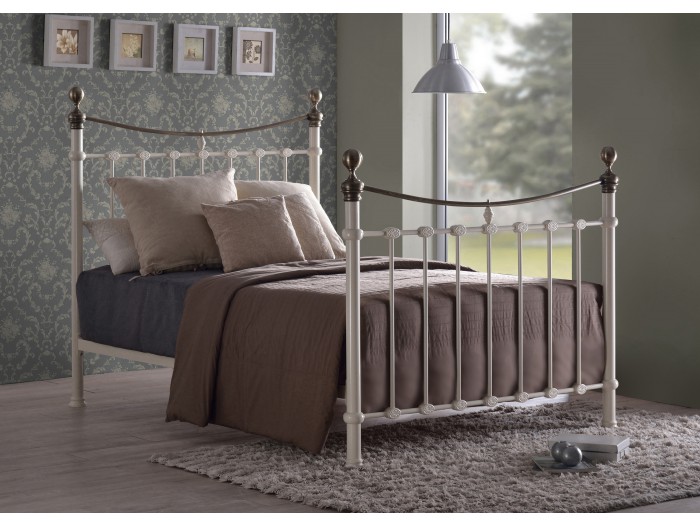 Bella Elegant Victorian Style Bed Frame Double King Size Bed Frame In ...